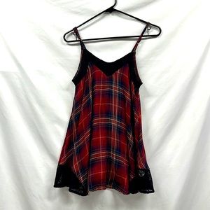 Maurices Size Small Dressy Plaid Tank